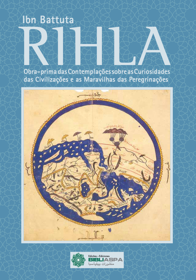 Capa de Rihla: Obra-prima das Contemplações sobre as Curiosidades das Civilizações e as Maravilhas das Peregrinações